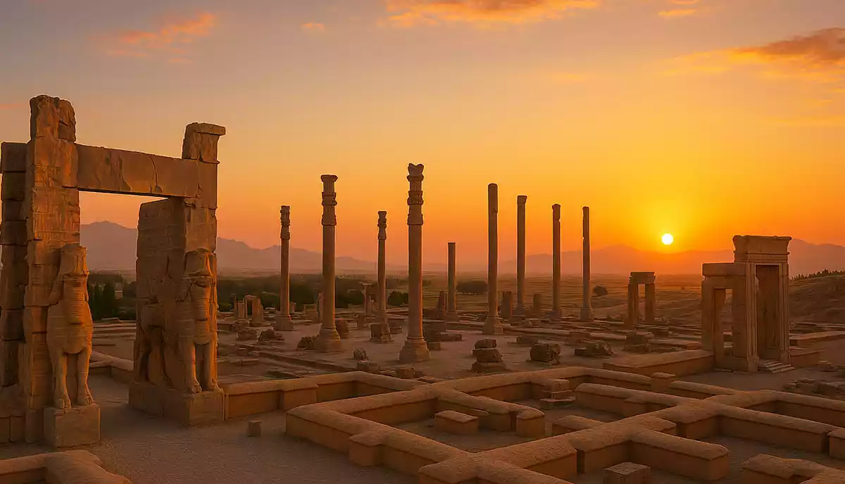 نمای کلی تخت جمشید