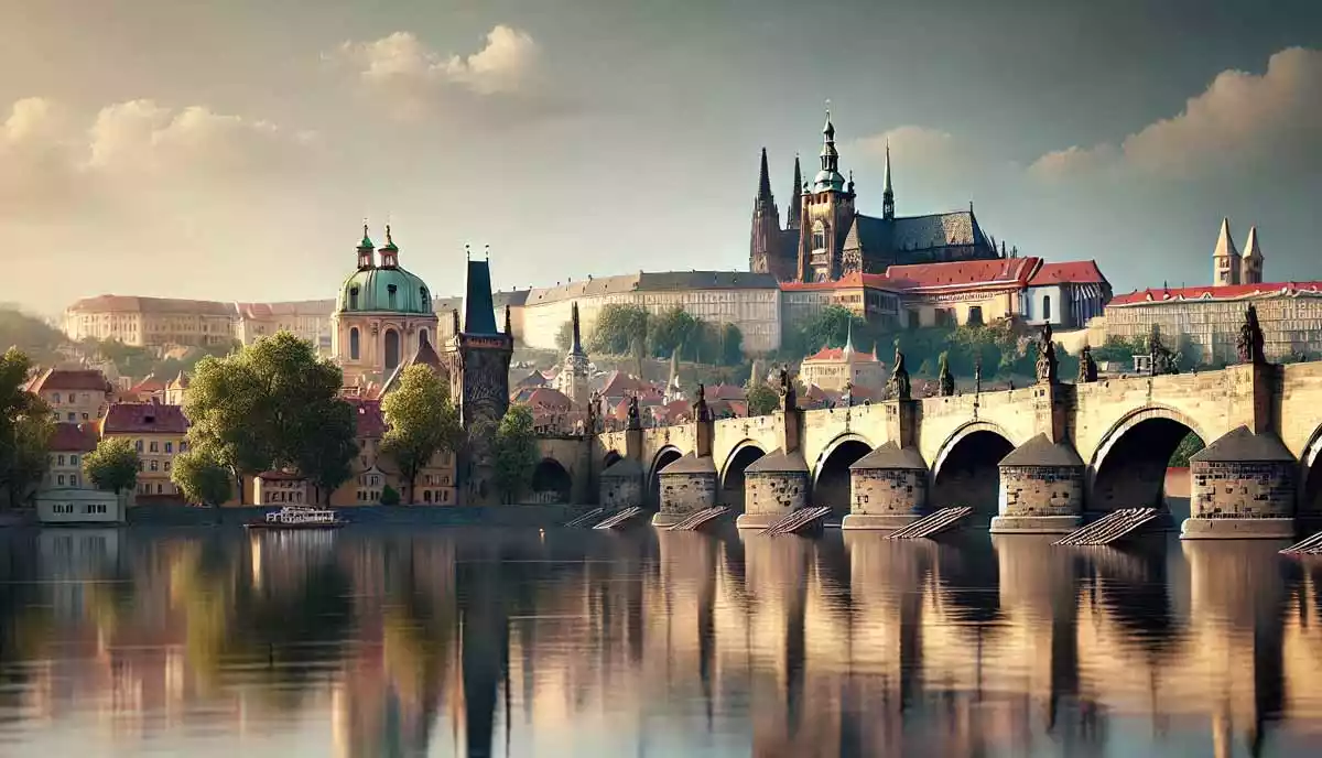 پل چارلز و قلعه پراگ